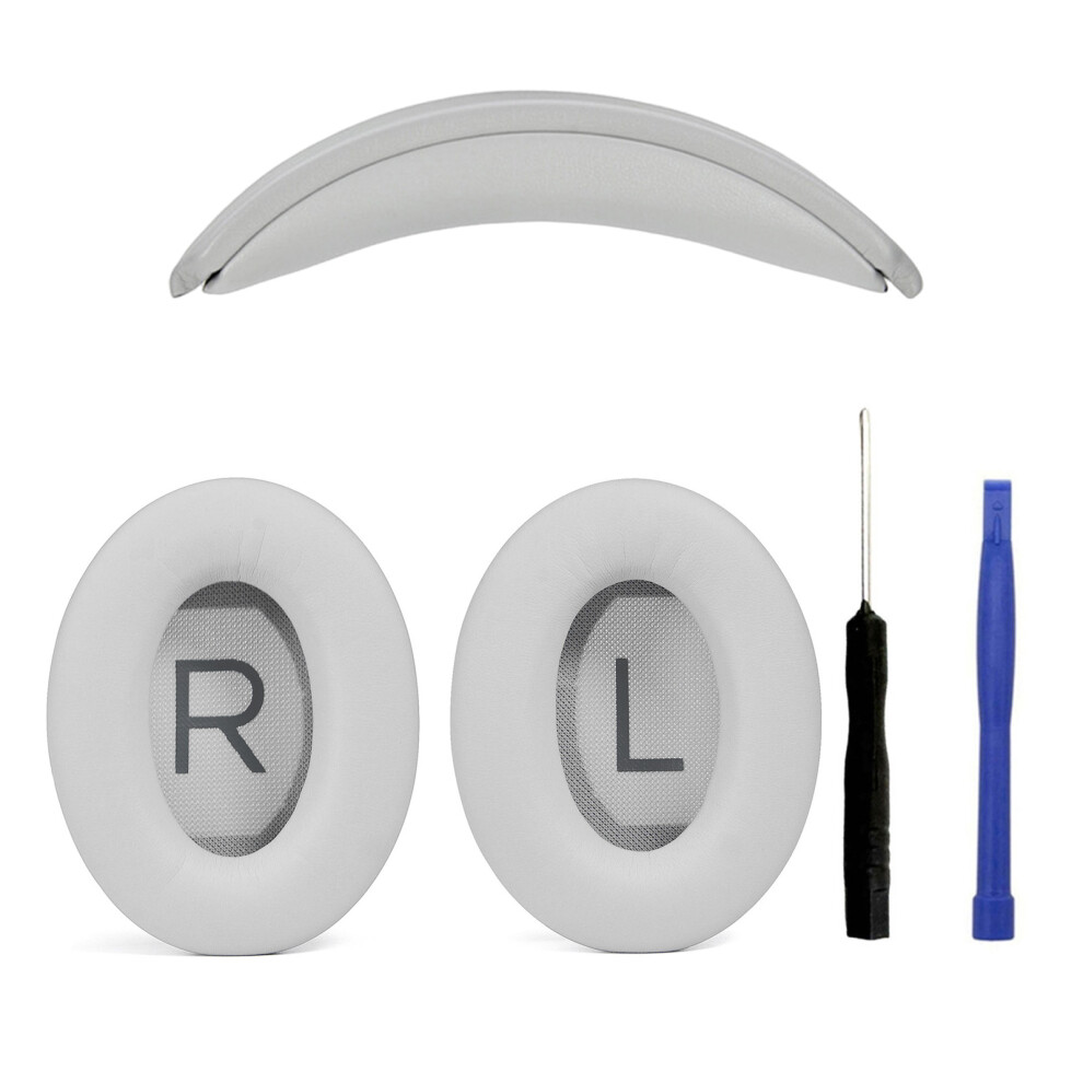 Replacement Ear Cushions Headband For Qc45 Qc35 White 7709992215371