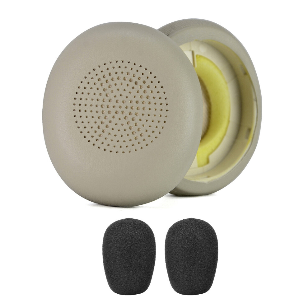 Replacement Ear Pad Cushions Mic Windscreen Compatible Gold 7709992215463
