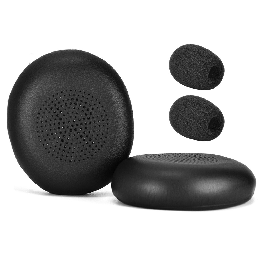 Replacement Ear Pad Cushions Mic Windscreen Compatible Black 7709992215470