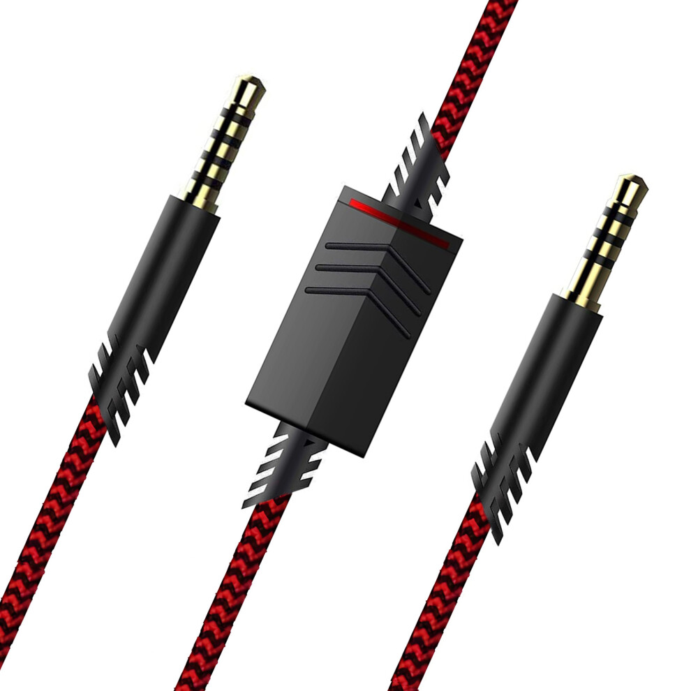 Durability Braide 3.5Mm Music Cable For A10/A40 And Red/Black 7730001218687