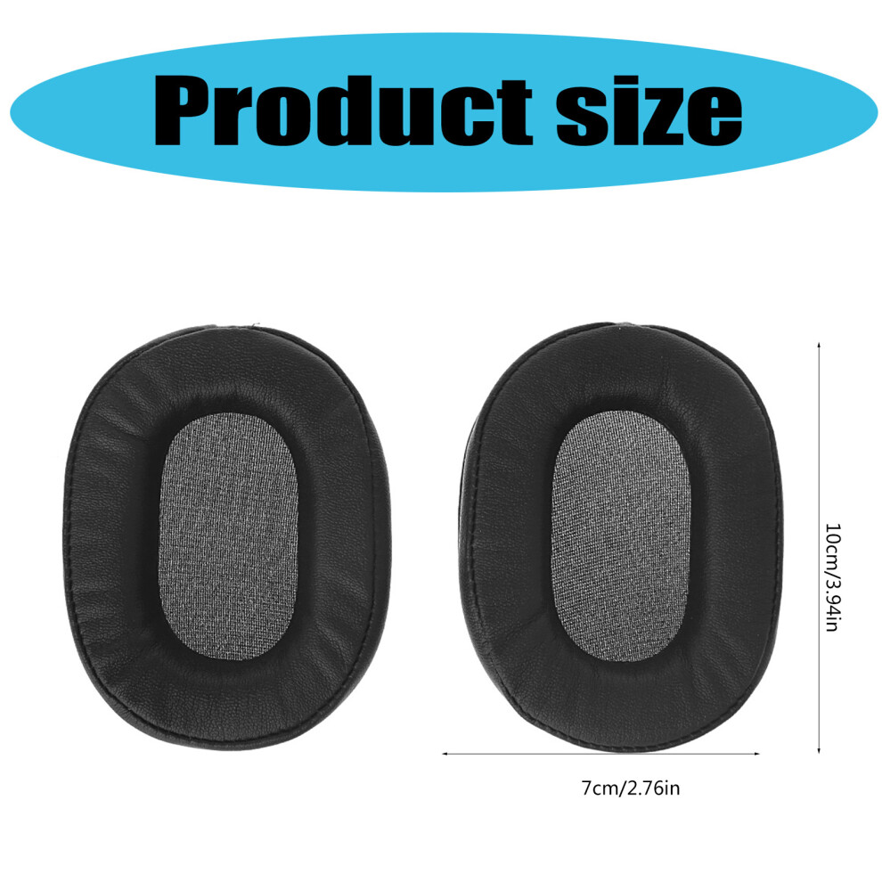 1Pair Foam Ear Cushion Leather Earpad For Brown 7730001220697