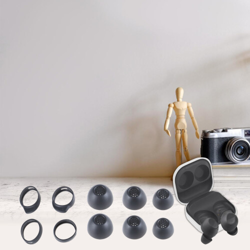 Silicone Eartips for Buds FE Antislip Wing  White 2