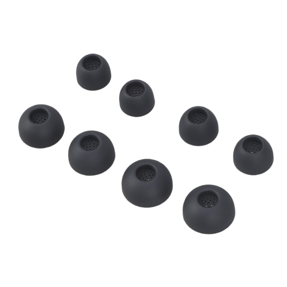 Silicone Ear Tips For 4 Wireless Earbuds Black 7730021262080