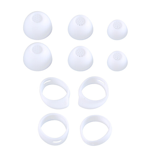 Silicone Eartips for Buds FE Antislip Wing  White