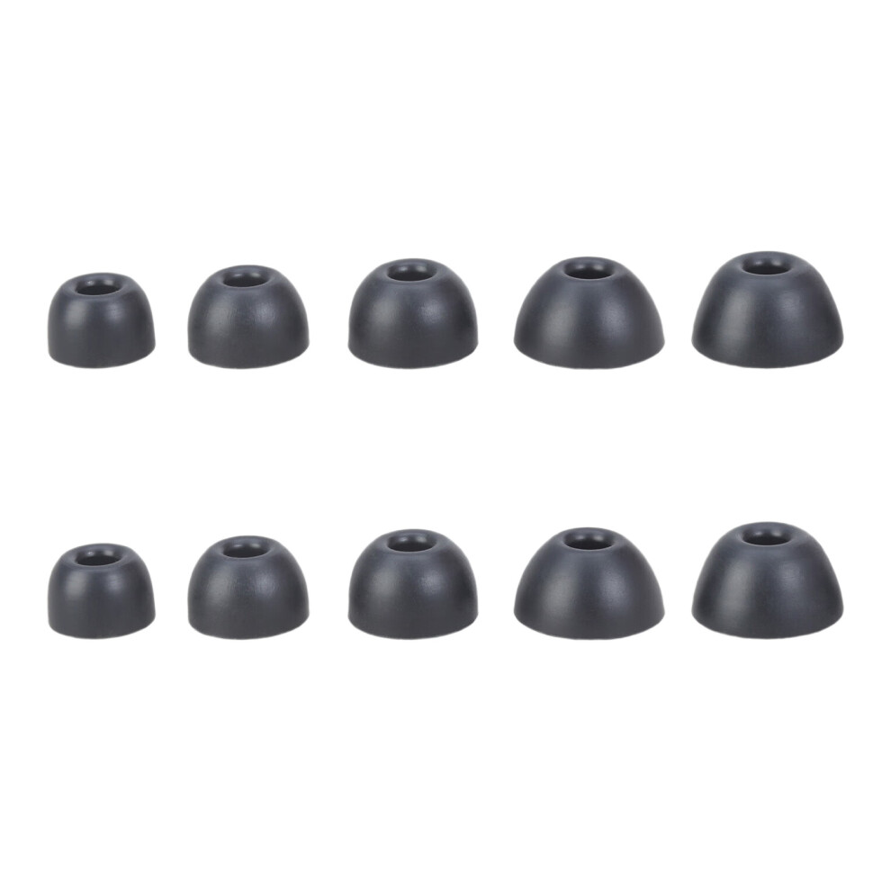 10Pcs Silicone Ear Tips For 2 Wireless Black