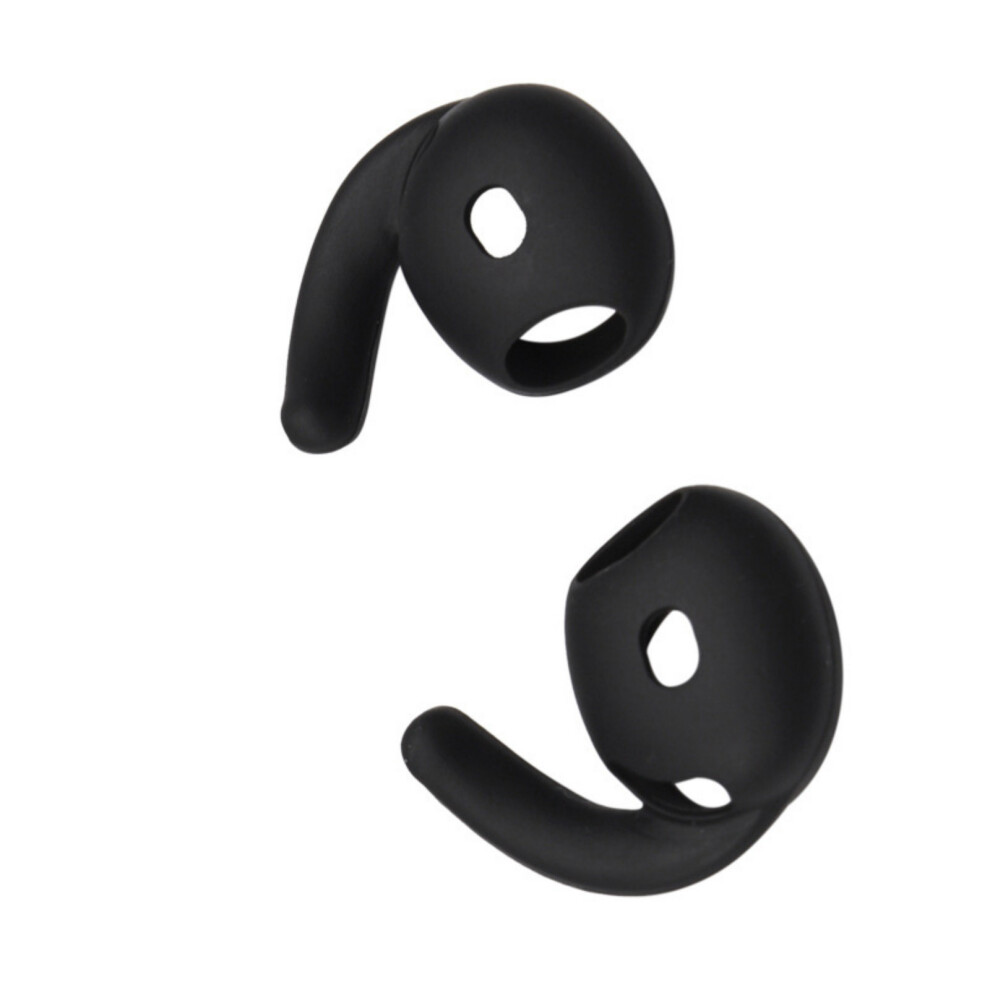 Soft Silicone Earphone Covers Earhook Earplugs Sleeves Black 7730021262882