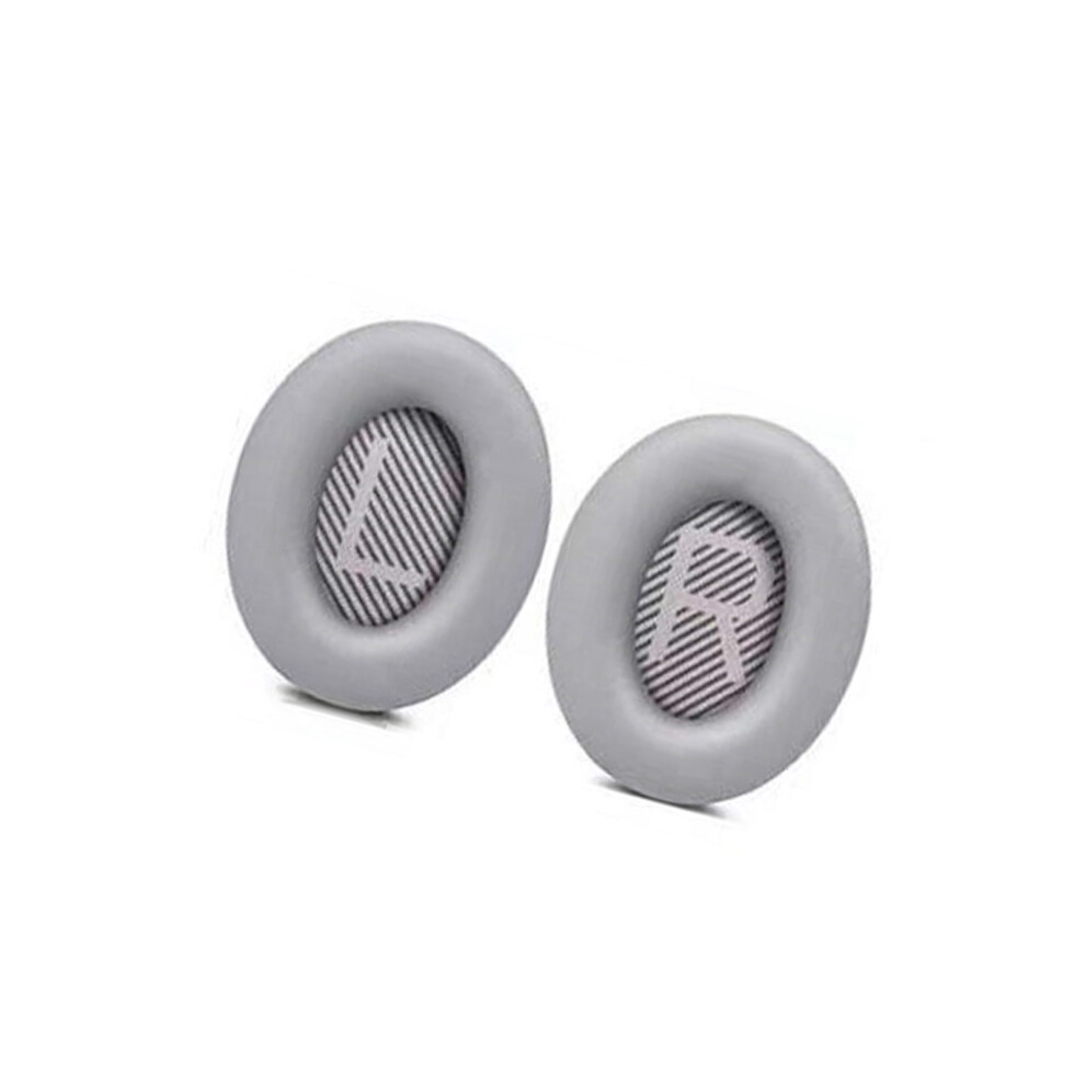 1Pair Ear Pad Replacement Protein Leather Earpads Gray 7730021266989