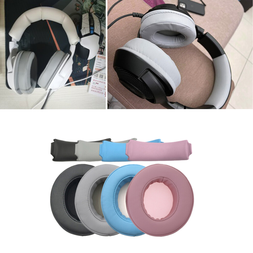 Replacement Earpads Ear Cushion Sponge Earmuffs/Headband For A Gray 7730021267238