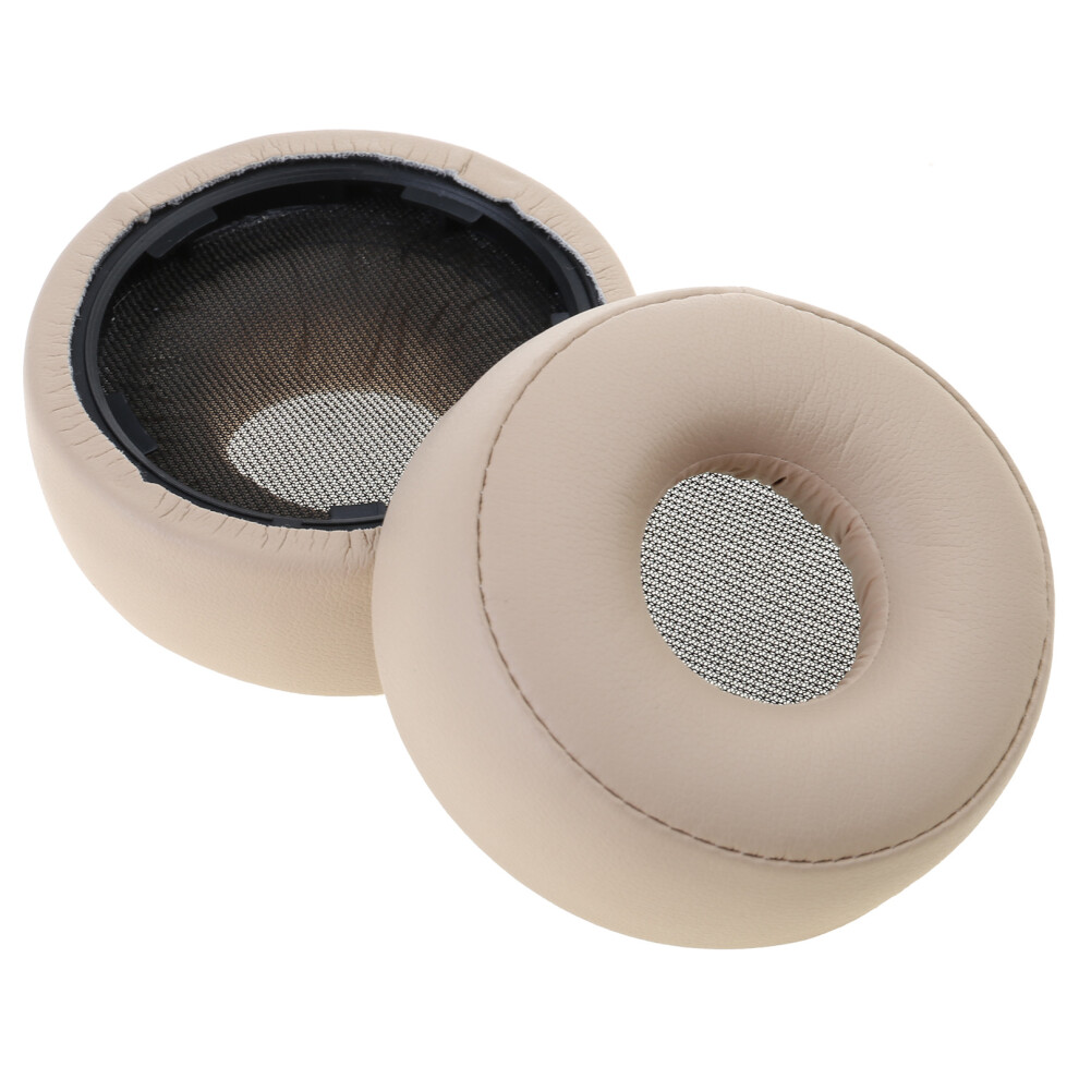 Headphones Cushions Protein Leather Sponge Earpads Headband Earpad Gray/Gold 7730021268907