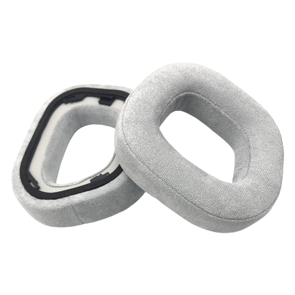 1Pair Earpads Replace Protein Leather Earpads Ear Gray 7730021269621