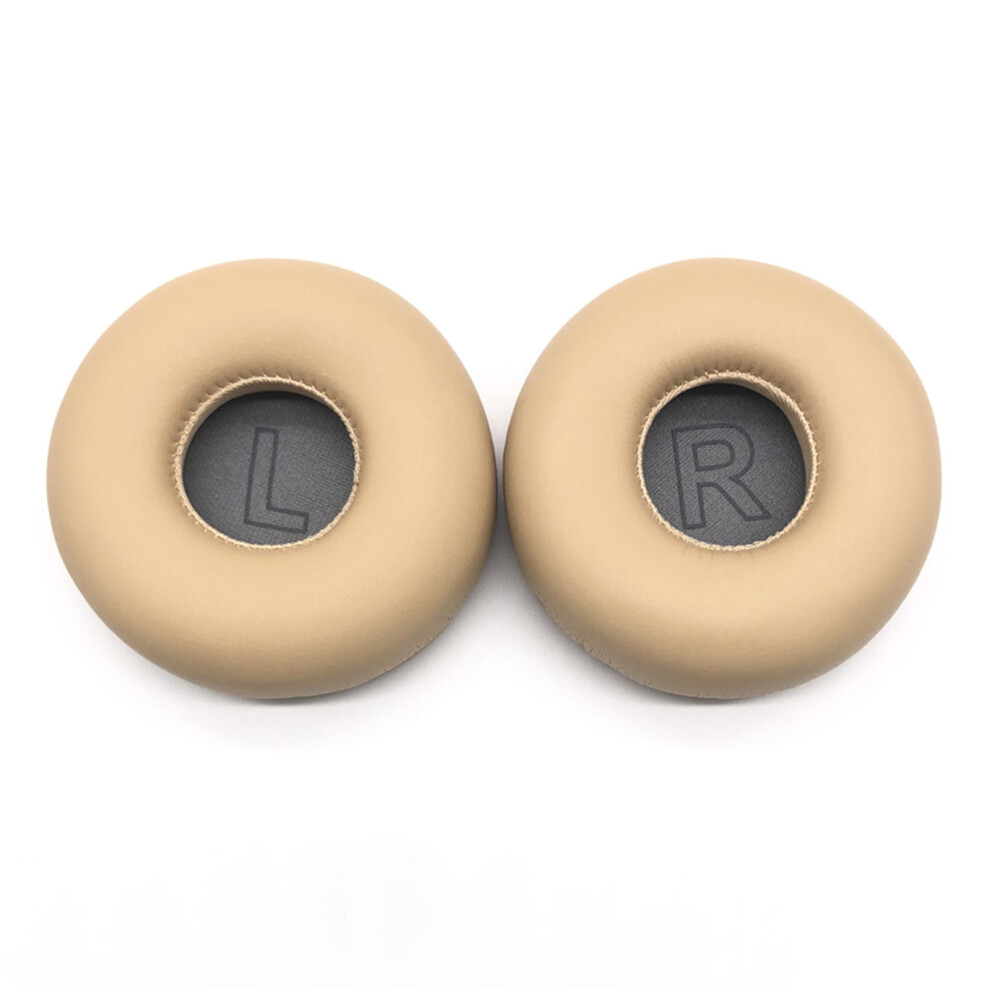 1Pair Earpads Protein Leather Ear Pad Ear Apricot 7730021269492