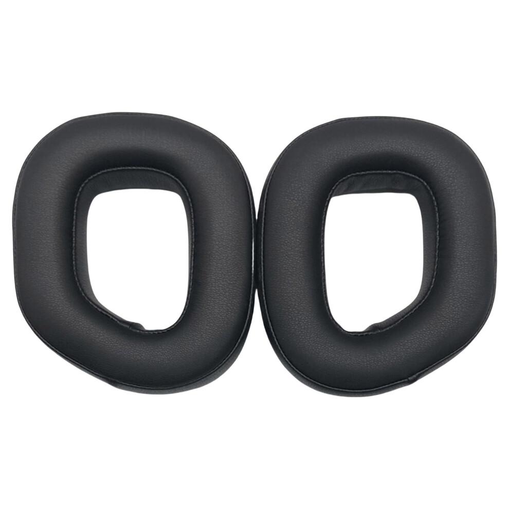 1Pair Earpads Replace Protein Leather Earpads Ear Protein Skin Black 7730021269645