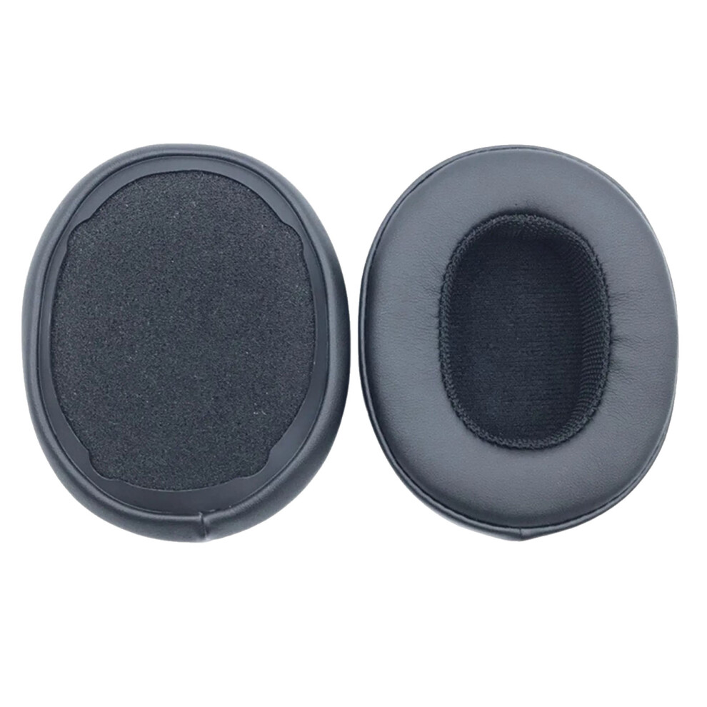1Pair Ear Pad Replacement Protein Leather Earpads Black 7730021270672