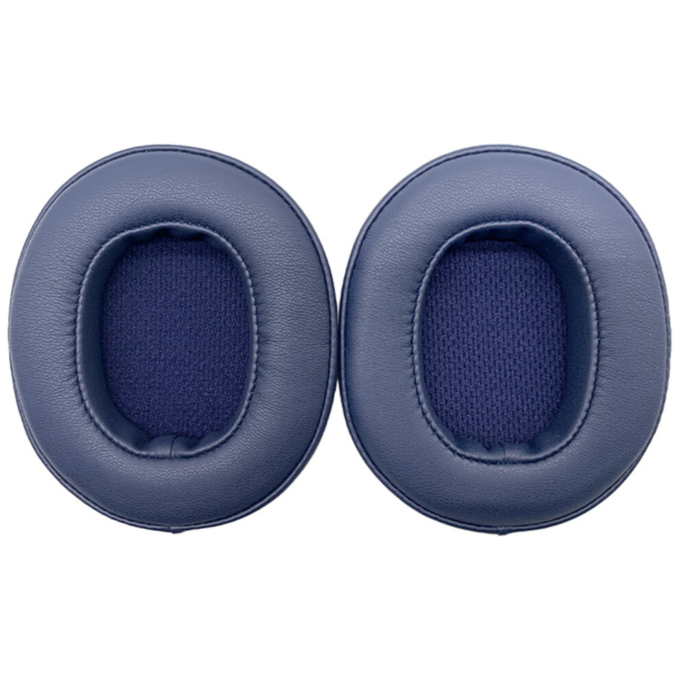 1Pair Ear Pad Replacement Protein Leather Earpads Blue 7730021270665