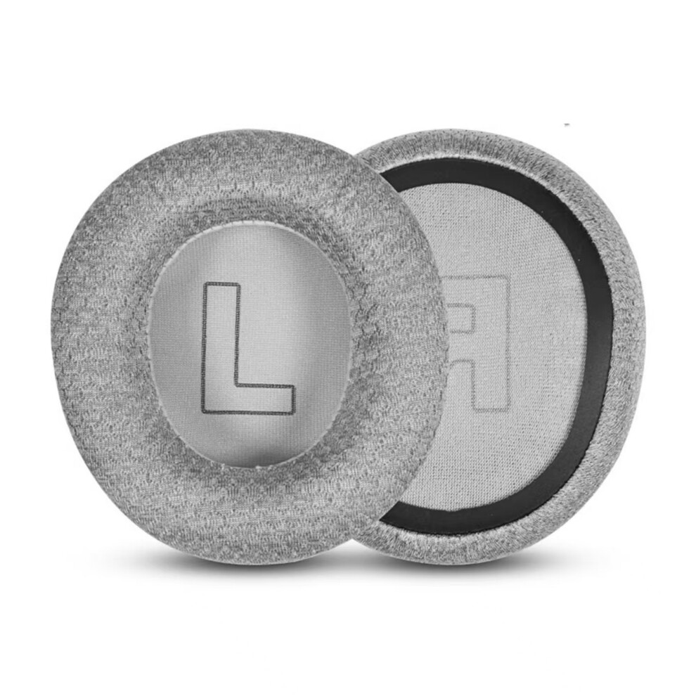 1Pair Ear Pad Replacement Earpads Ear Cushions Letters Gray/White 7730001223353