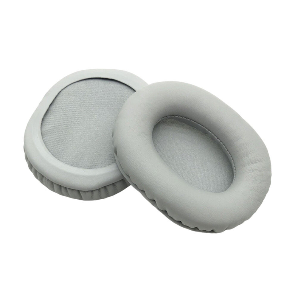 1Pair Earpads Protein Leather Ear Pad Ear Protein Skin Gray 7730001232331