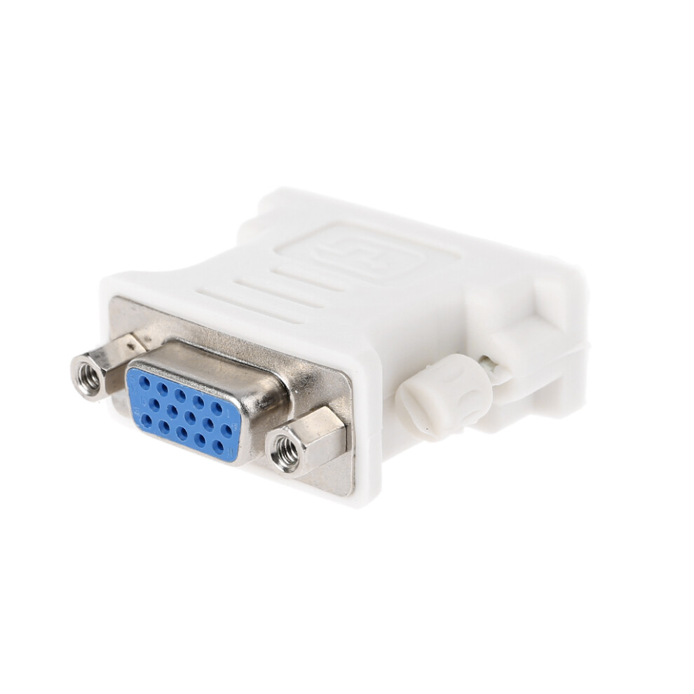 Dvi-D Male To Vga Female Socket Adapter Golden 7730021276087
