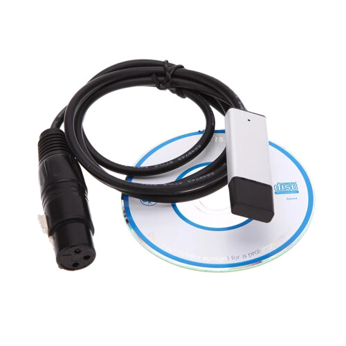 USB DMX512 Adapter for Lighting Control Easy  180cm