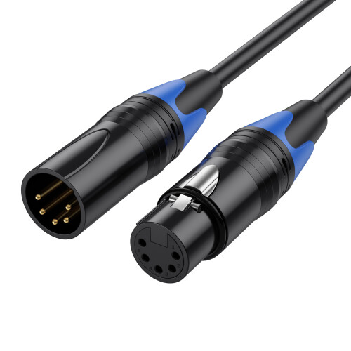 5Pin to DMX512 Connection Cable Wire Male  1000cm 2