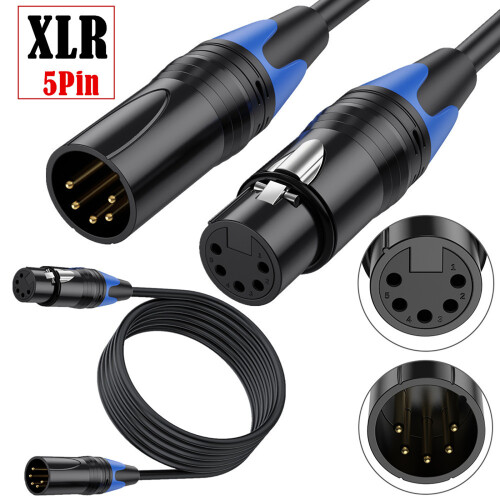 5Pin to DMX512 Connection Cable Wire Male  300cm 1