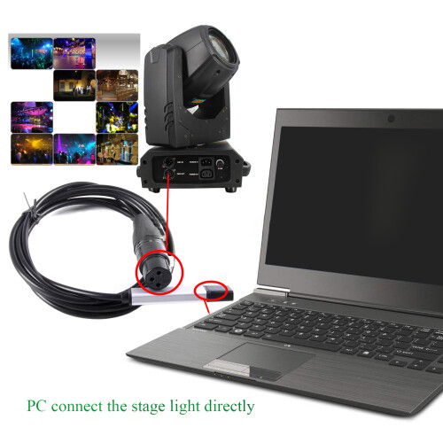 USB DMX512 Adapter for Lighting Control Easy  180cm 1