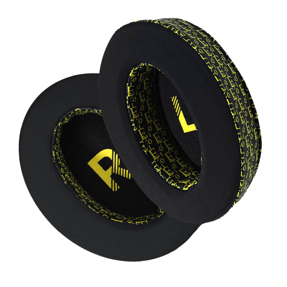 Cooling Earpads Ear Cushions Earmuff For Headphone Print Black/Yellow 7730021273277