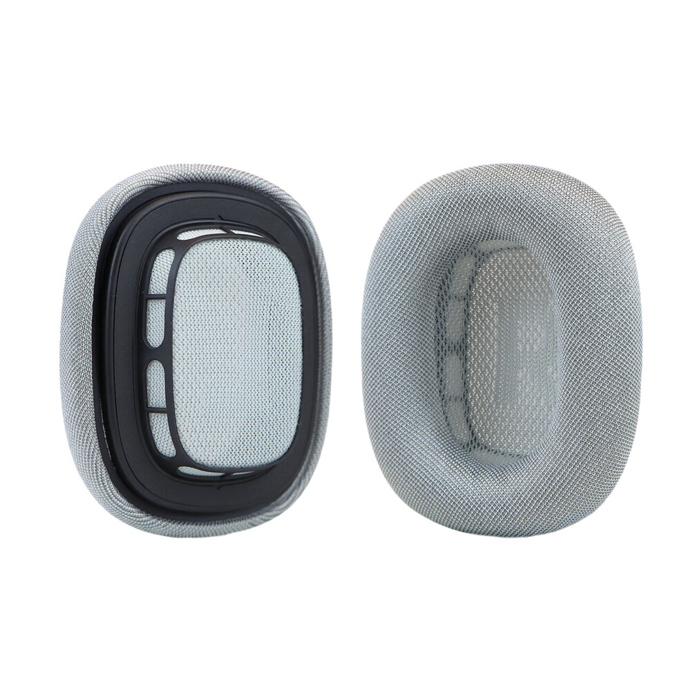Replacement Ear Cushions For Headphones Soft Foam Silver/Grey 7730021274373