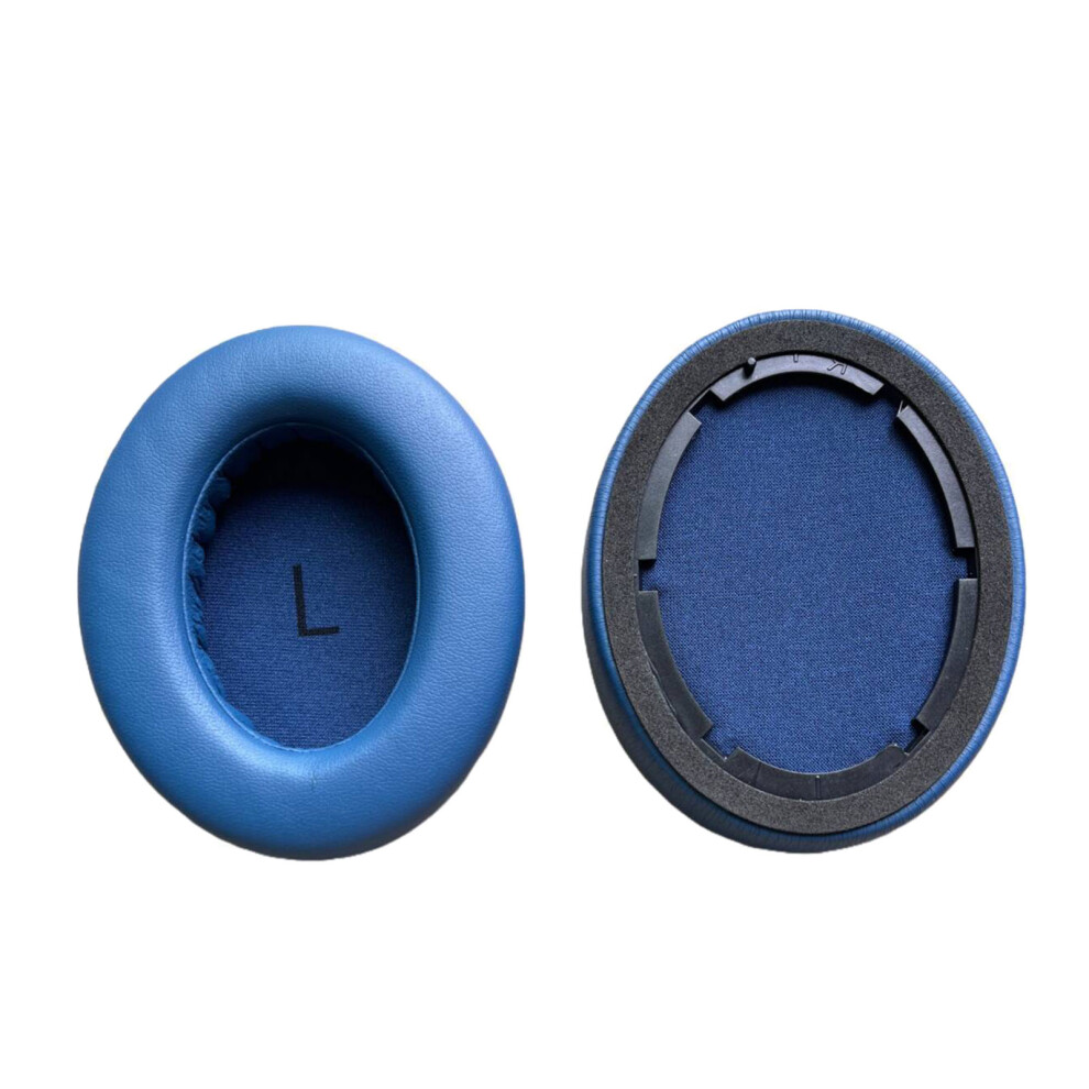 Professional Earpads Ear Cushions Replacement For Headphones Protein Skin Blue 7730021274779