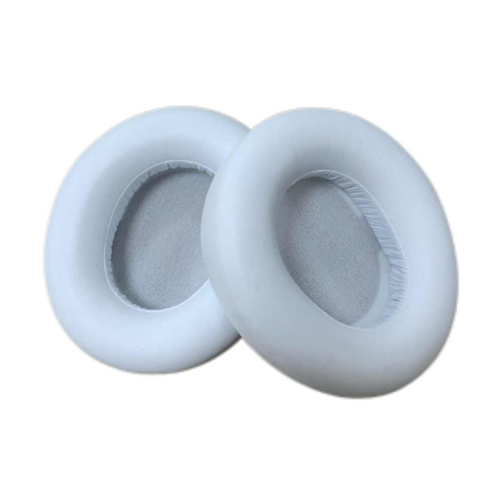 1Pair Earpads Protein Leather Meshes Fabric Ear Protein Crust White 7730021275004