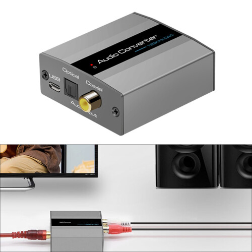 Digital to Analog Auditory Converter 192kHz Coaxial 1