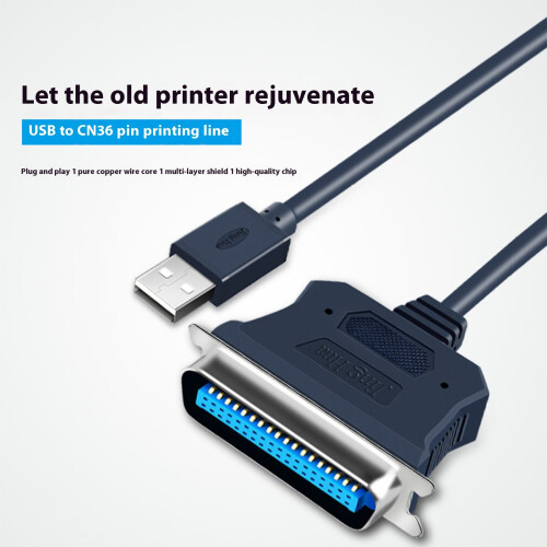 USB to CN36 Parallel Port Printer Cable  4K 1