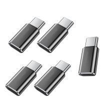 5Pcs Lighting to USB C Adapter Aluminum