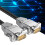 High Resolution SVGA Monitor Cable HDB15 Male/Female 4