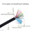 High Resolution SVGA Monitor Cable HDB15 Male/Female 8