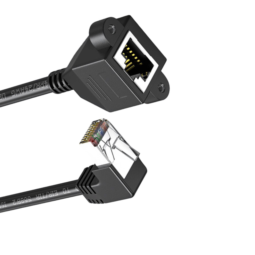 Cat6 Ethernet Extension Cable Rj45 Rj45 Adapter Left Bend 7709992219171