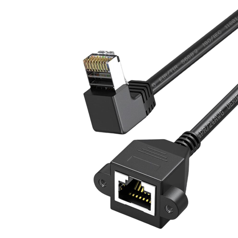 Cat6 Ethernet Extension Cable Rj45 Rj45 Adapter Right Bend 7709992219195