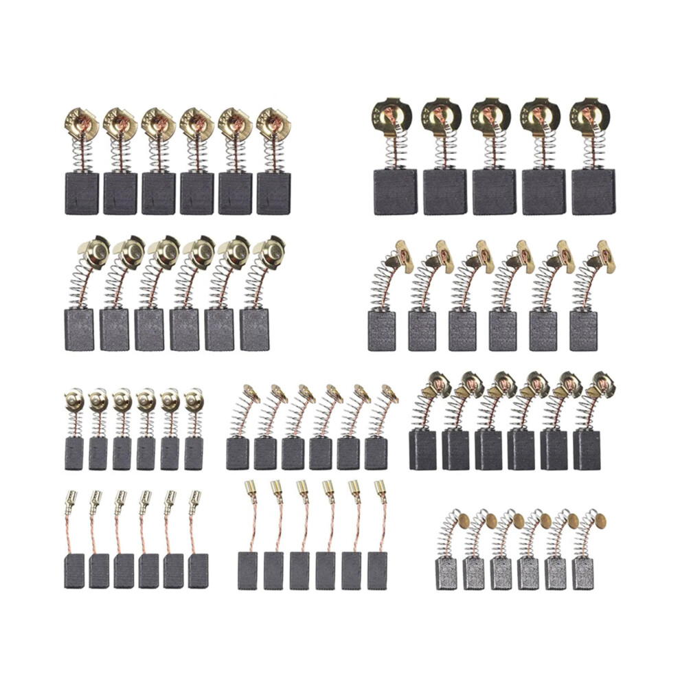 60Pcs Electric Motor Carbon Brush Replacement Set 7709992218570