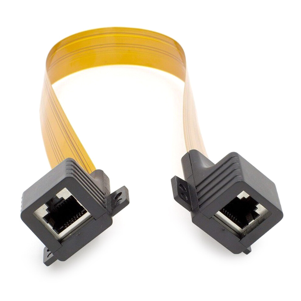 Cat6 Flat Ethernet Cable Rj45 Wall Connector Male To Female 7709992220016