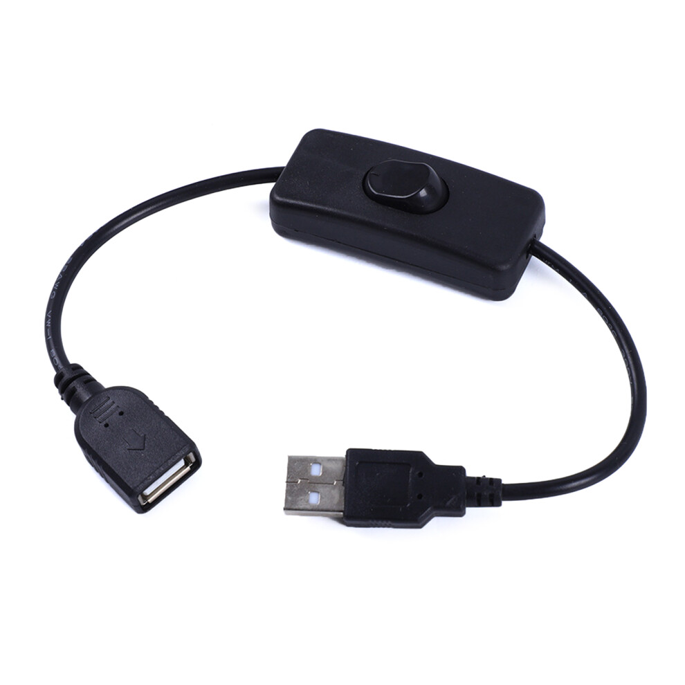 30Cm Usb Cable With On/Off Cable Extension White 7709992219836