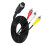 S Video Cable 10PIN to 3RCA Extension  upwards 3