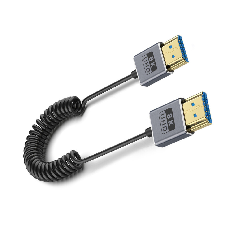 Spring 8K60hz 2.1 Cable 48Gbps Quite Fast Straight To The Left 7709992220726