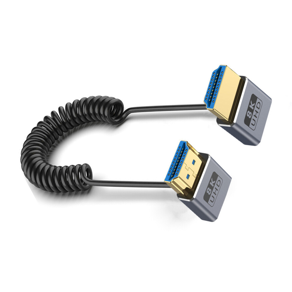 Thin Coiled 8K60hz 2.1 Video Cable 48Gbps 7709992220696
