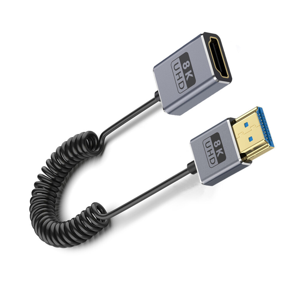 2.1 Version Spring Video Cable 8K60hz 48Gbps Male To Female Left 7709992220771