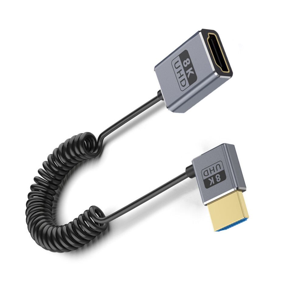2.1 Version Spring Video Cable 8K60hz 48Gbps Male To Female Right 7709992220788