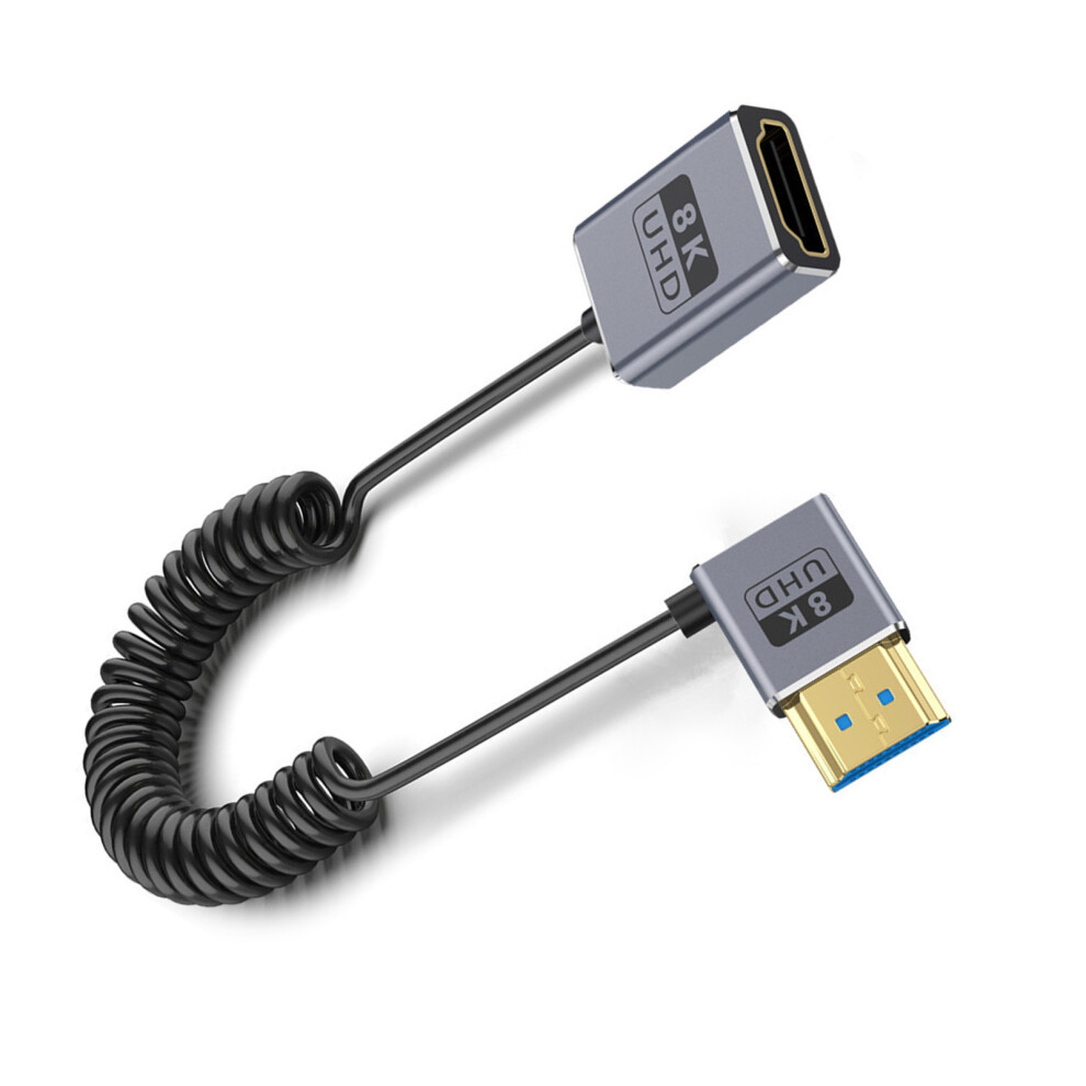 2.1 Version Spring Video Cable 8K60hz 48Gbps Male To Female Bendi 7709992220795
