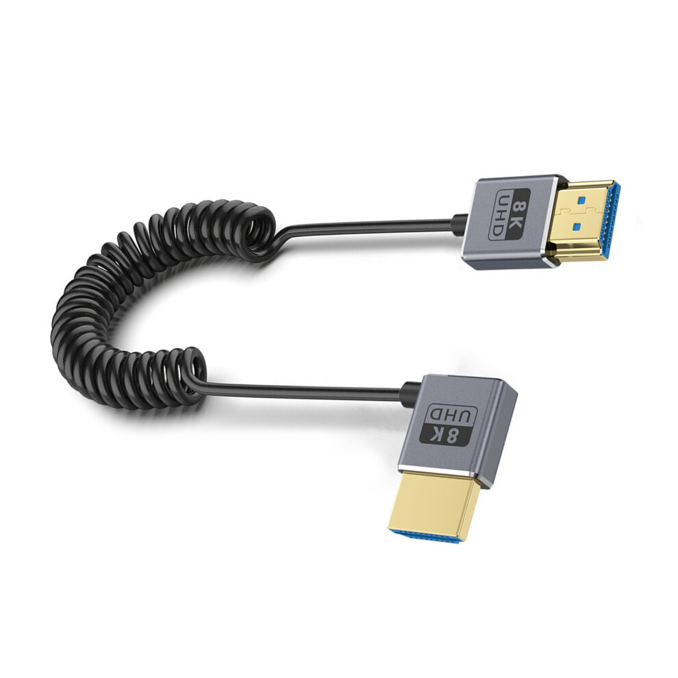 Spring 8K60hz 2.1 Cable 48Gbps Quite Fast Straight To Right 7709992220733
