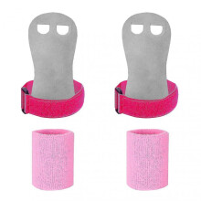 Gymnastics Grips for Kids Elastic Gym Gloves Traction Sports Wristbands Barbell -bp