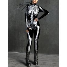 (XL) Traje de esqueleto, Body de esqueleto