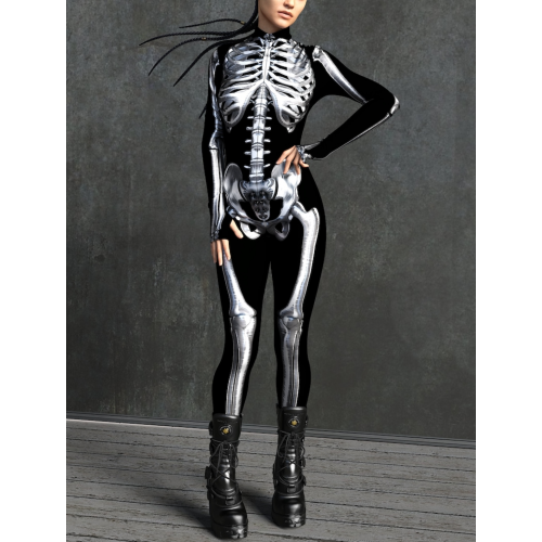 (XL) Traje de esqueleto, Body de esqueleto