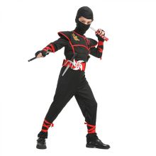 (130 cm) Chlapčenský kostým Stealth Ninja, párty kostým, Halloweensky kostým